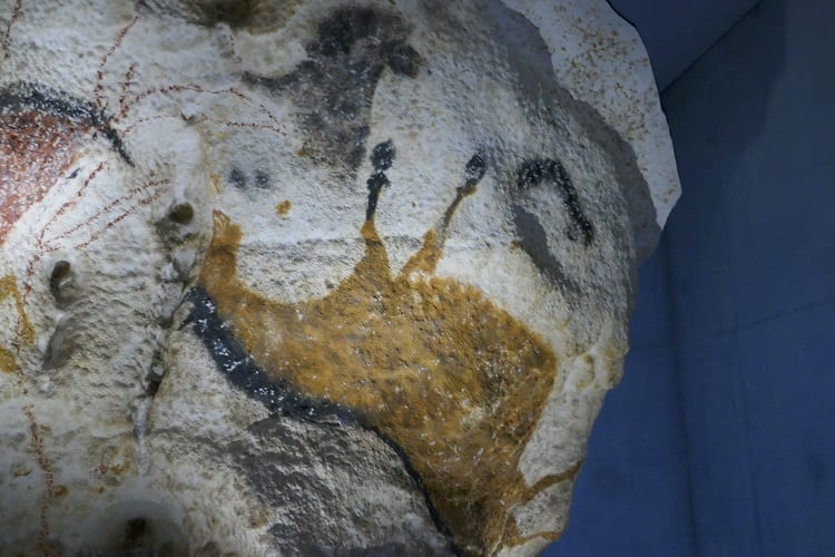 Fallen horse Lascaux Caves France