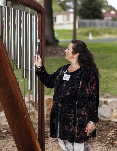 Playing Harp