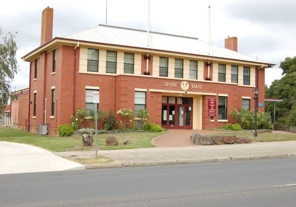 mirboo north shire hall building